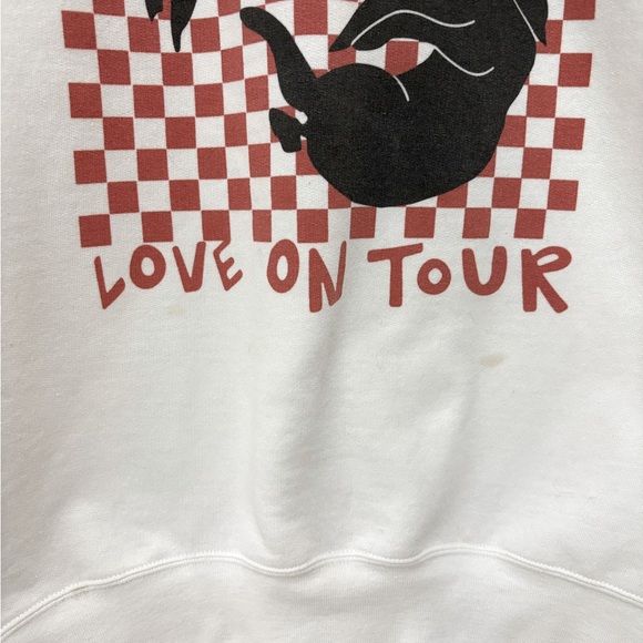 Harry Styles Love on Tour 2021 Tour Merch White Crewneck Sweatshirt - Picture 2 of 5